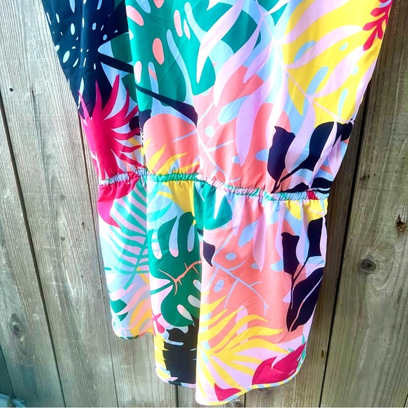 Adidas Original Colorful Tropical Print Romper - Picture 4 of 7